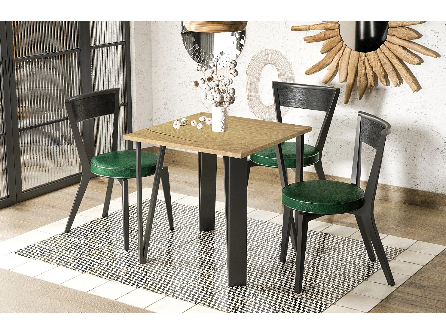 Esstisch Adeo 80-170 cm (Natur)