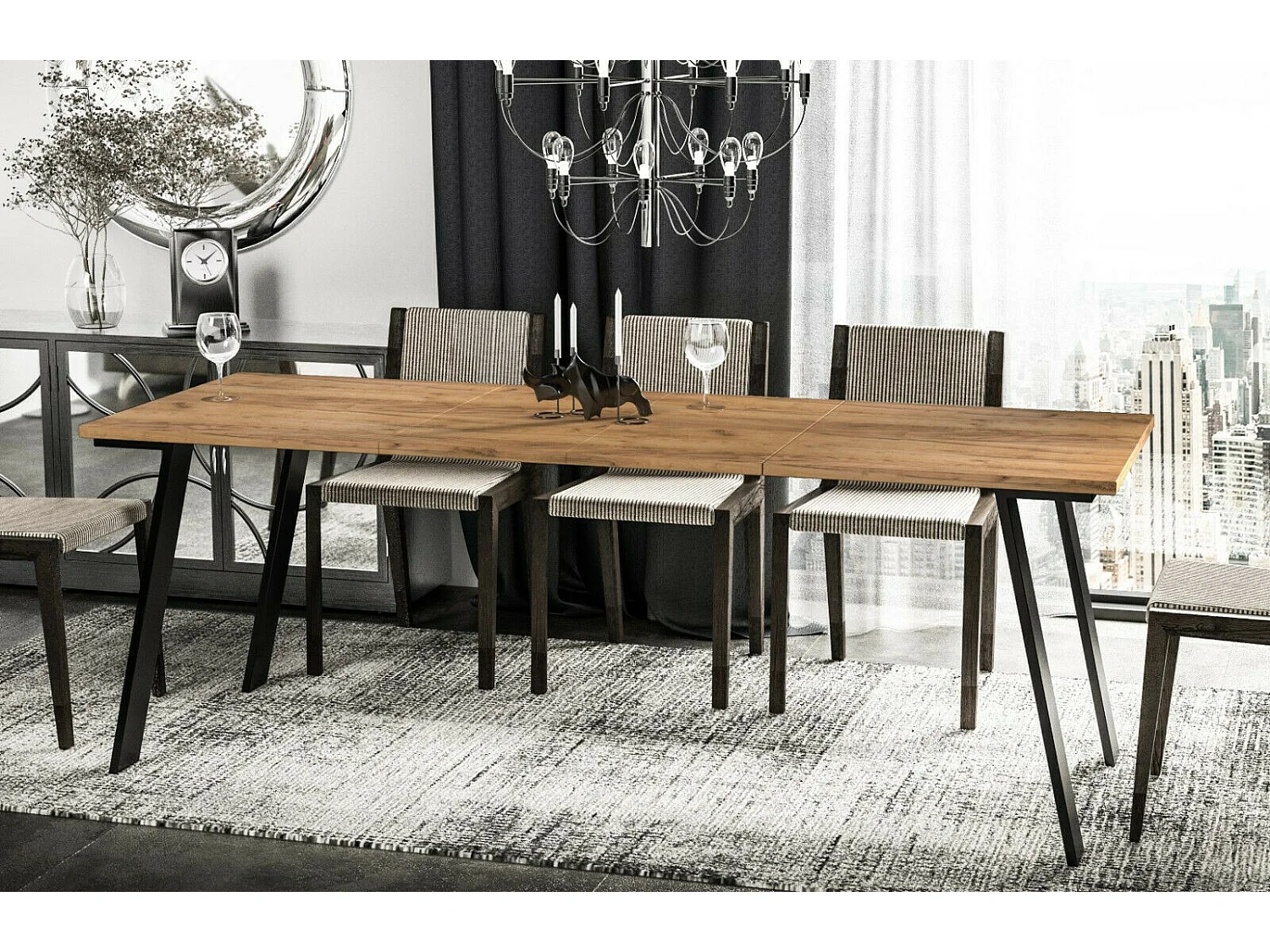 Esstisch Liwia 130-210 cm (Craft Eiche)