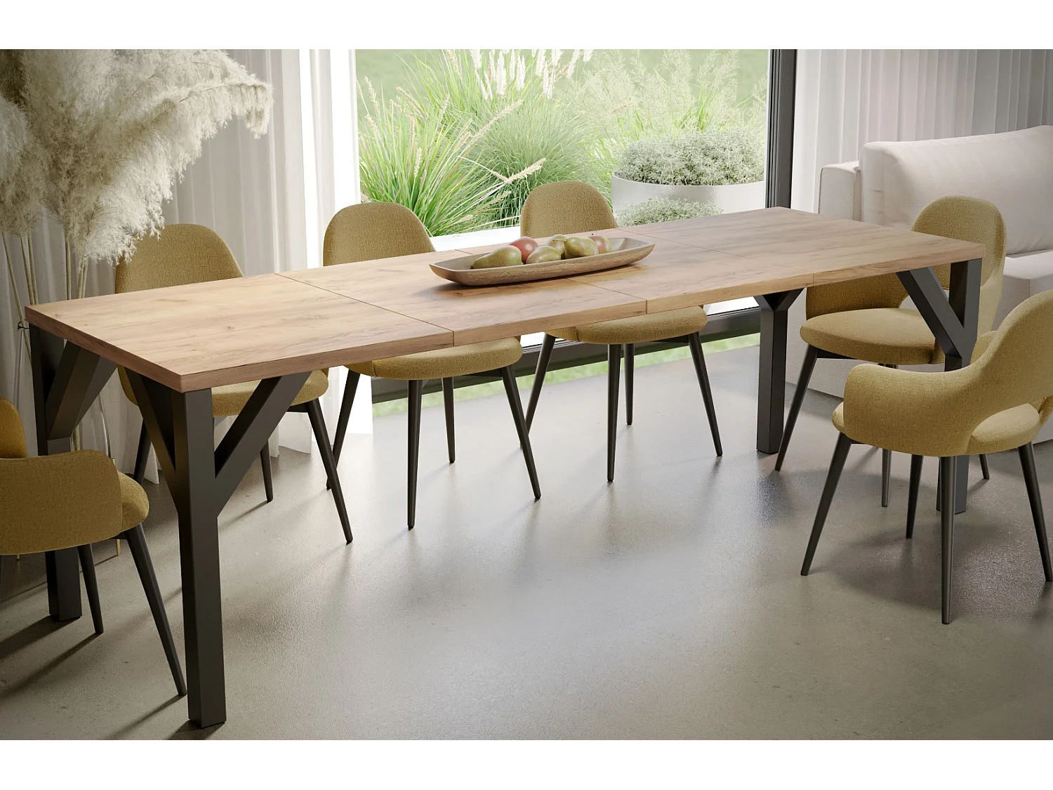 Stół rozkładany BALTIKA 130(240)x90 dąb złoty craft