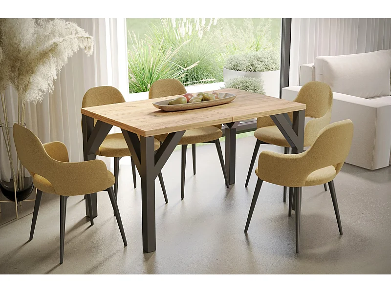 Stół rozkładany BALTIKA 130(240)x90 dąb złoty craft