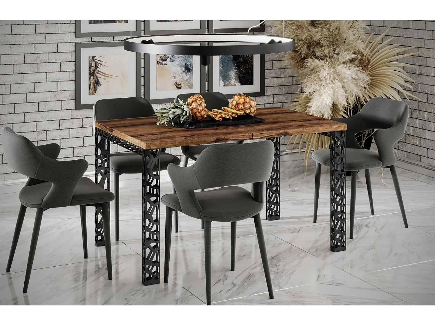 Stół rozkładany MATIO 130(220)x80 dąb monastery