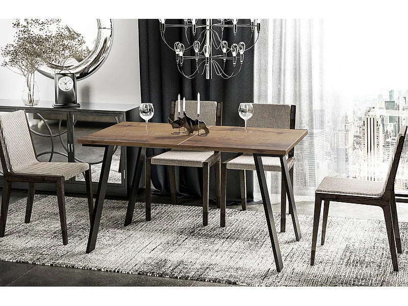 Stół rozkładany LIWIA 130(210)x80 dąb monastery