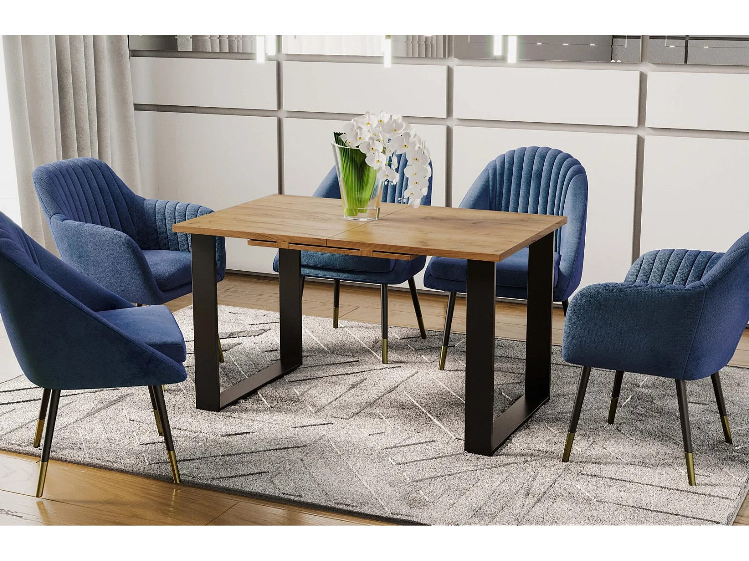 Esstisch Cora 130-210cm (Craft Eiche)