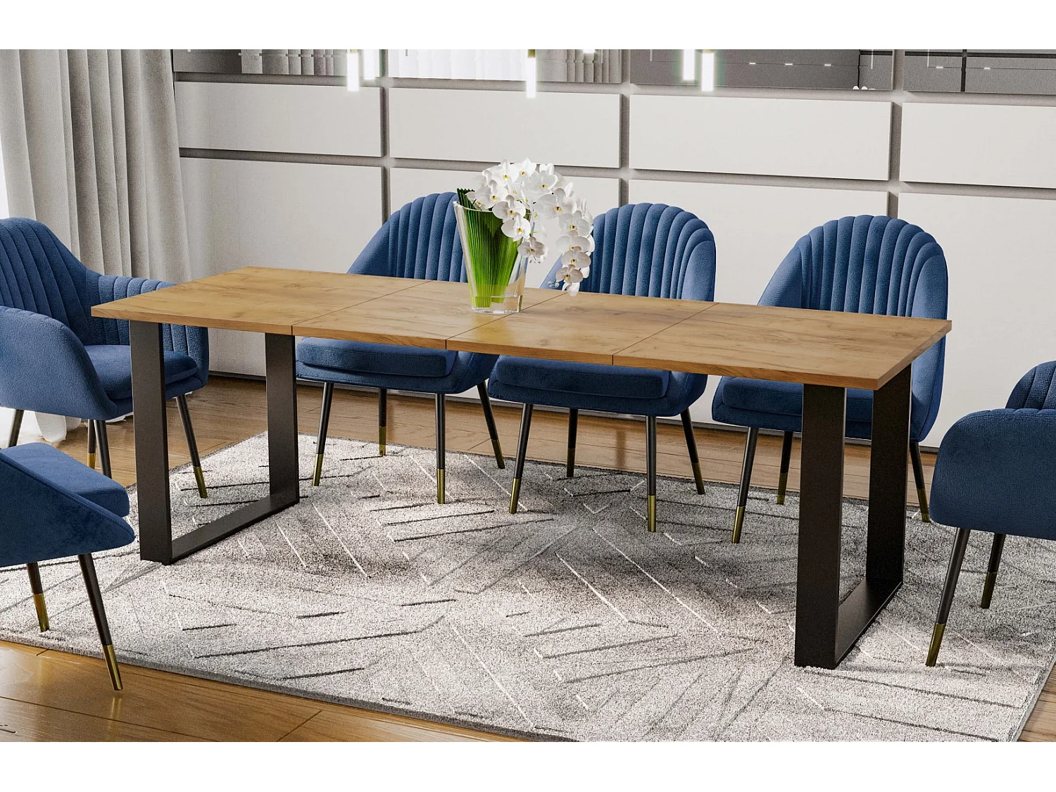 Esstisch Cora 130-210cm (Craft Eiche)