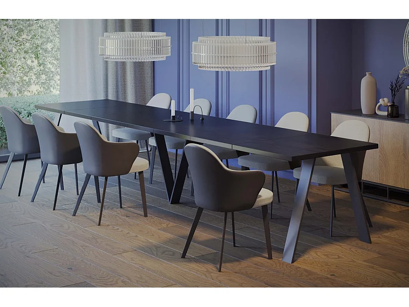 XXL Esstisch Lungo 130-405 ausziehbar