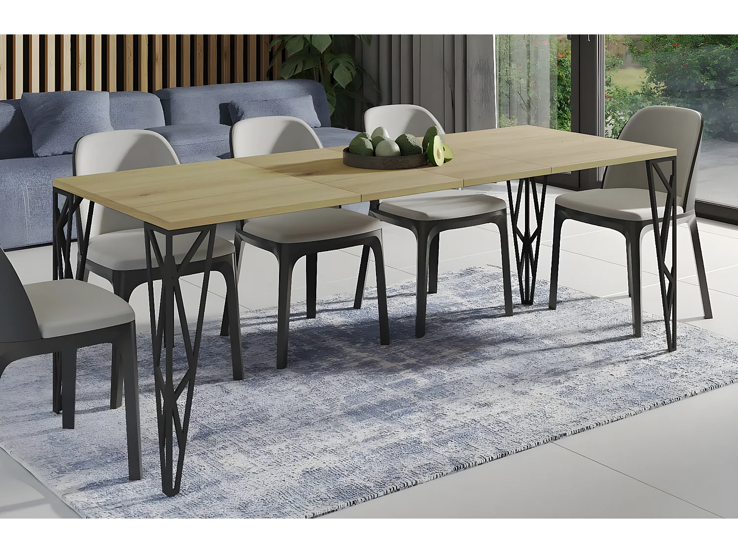 Esstisch Rulo 130-210 cm (Natur)