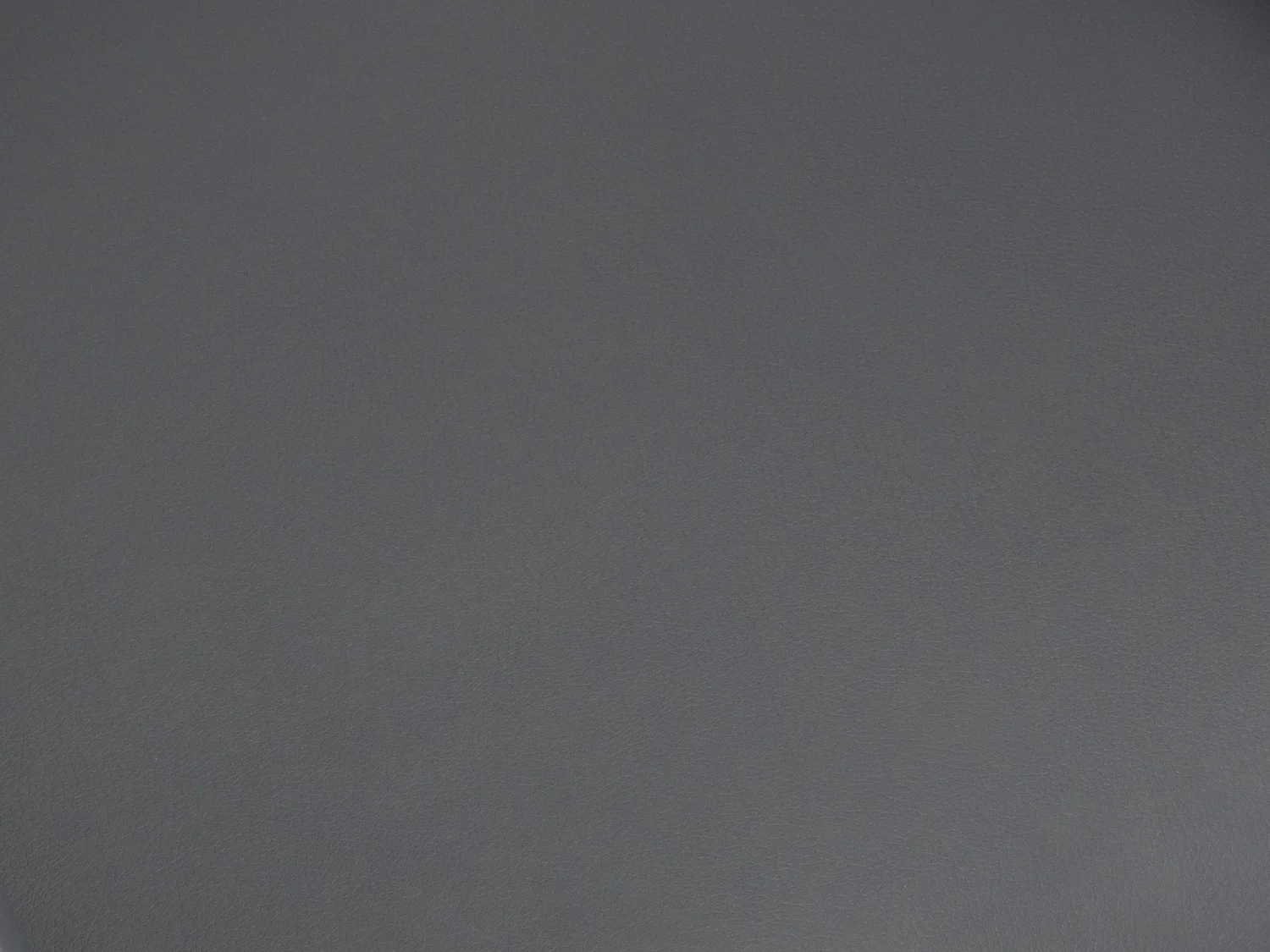 Fauteuil cabriolet et pouf en simili gris JOVANA