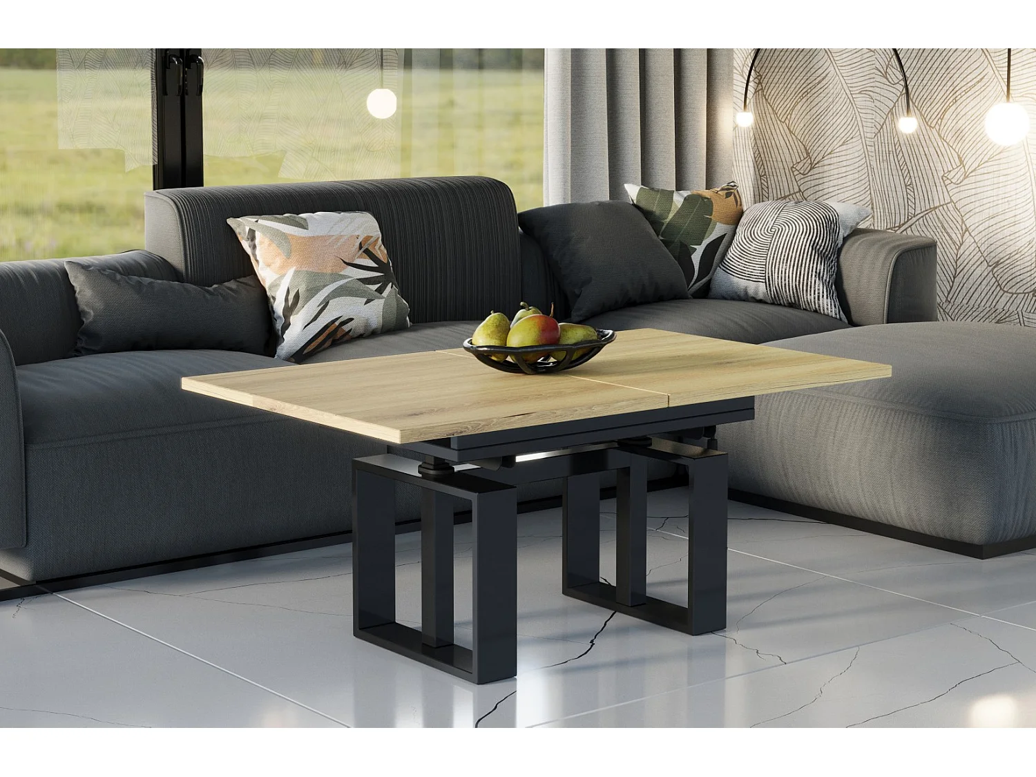 Couchtisch Empoli 110-170 cm ausziehbar