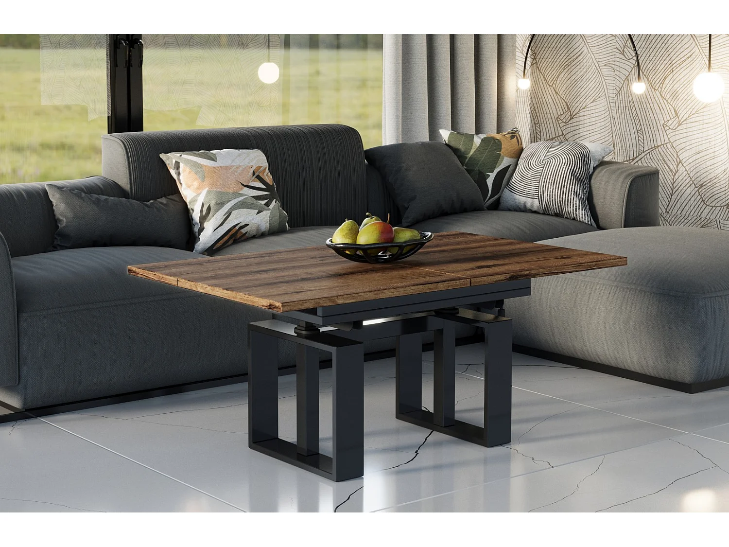 Couchtisch Empoli 110-170 cm ausziehbar