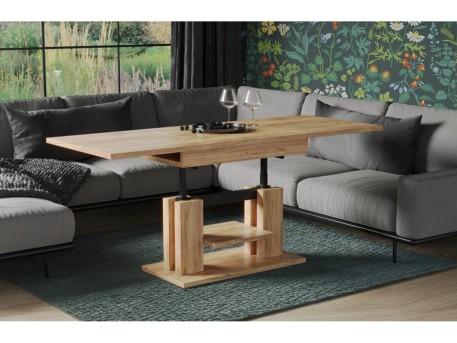 Couchtisch Iso 110-170 cm ausziehbar