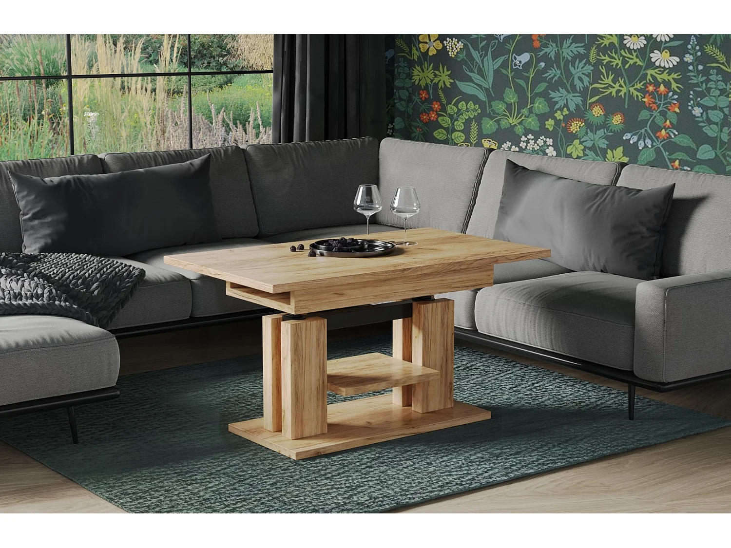 Couchtisch Iso 110-170 cm ausziehbar