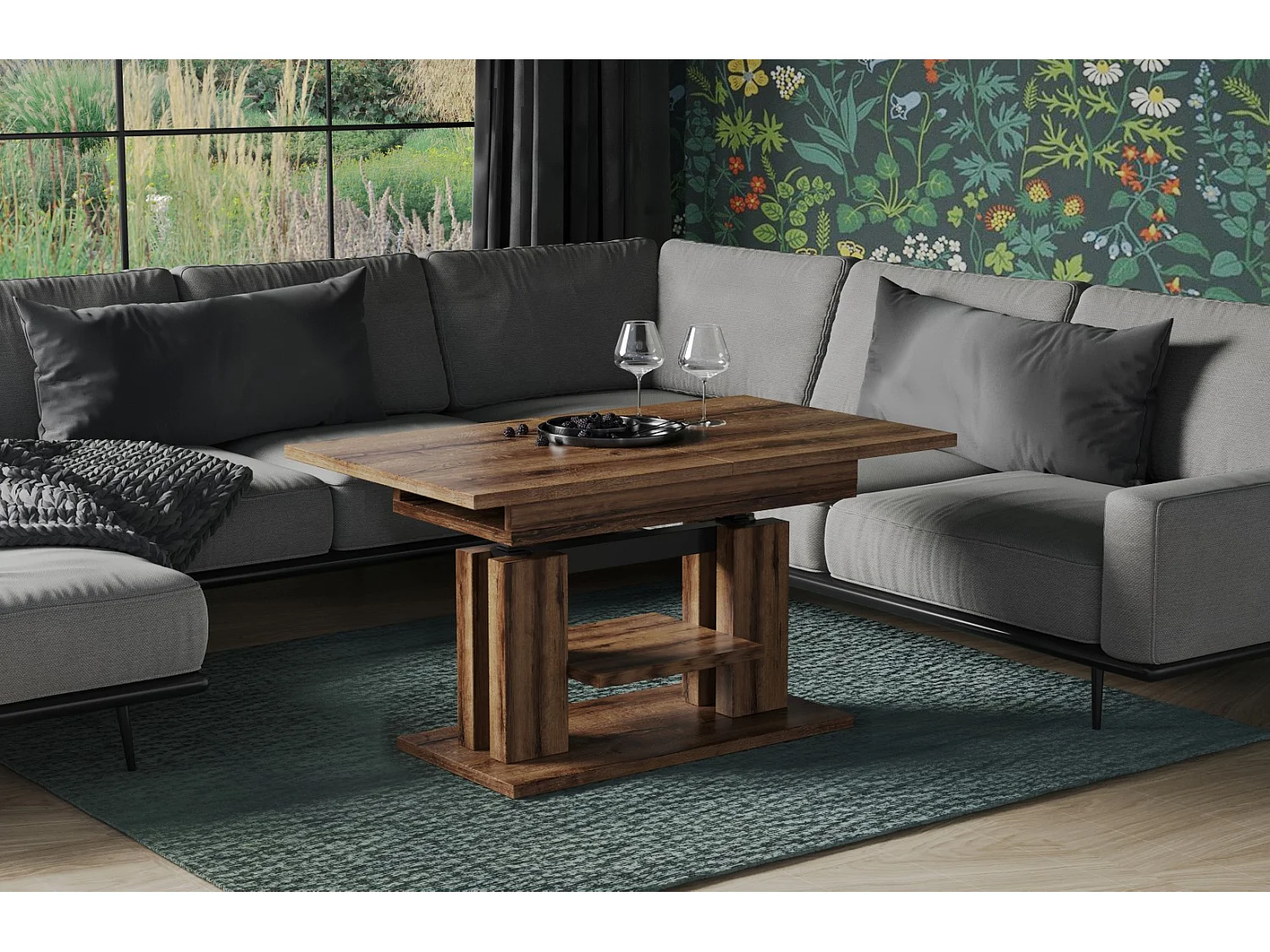 Couchtisch Iso 110-170 cm ausziehbar