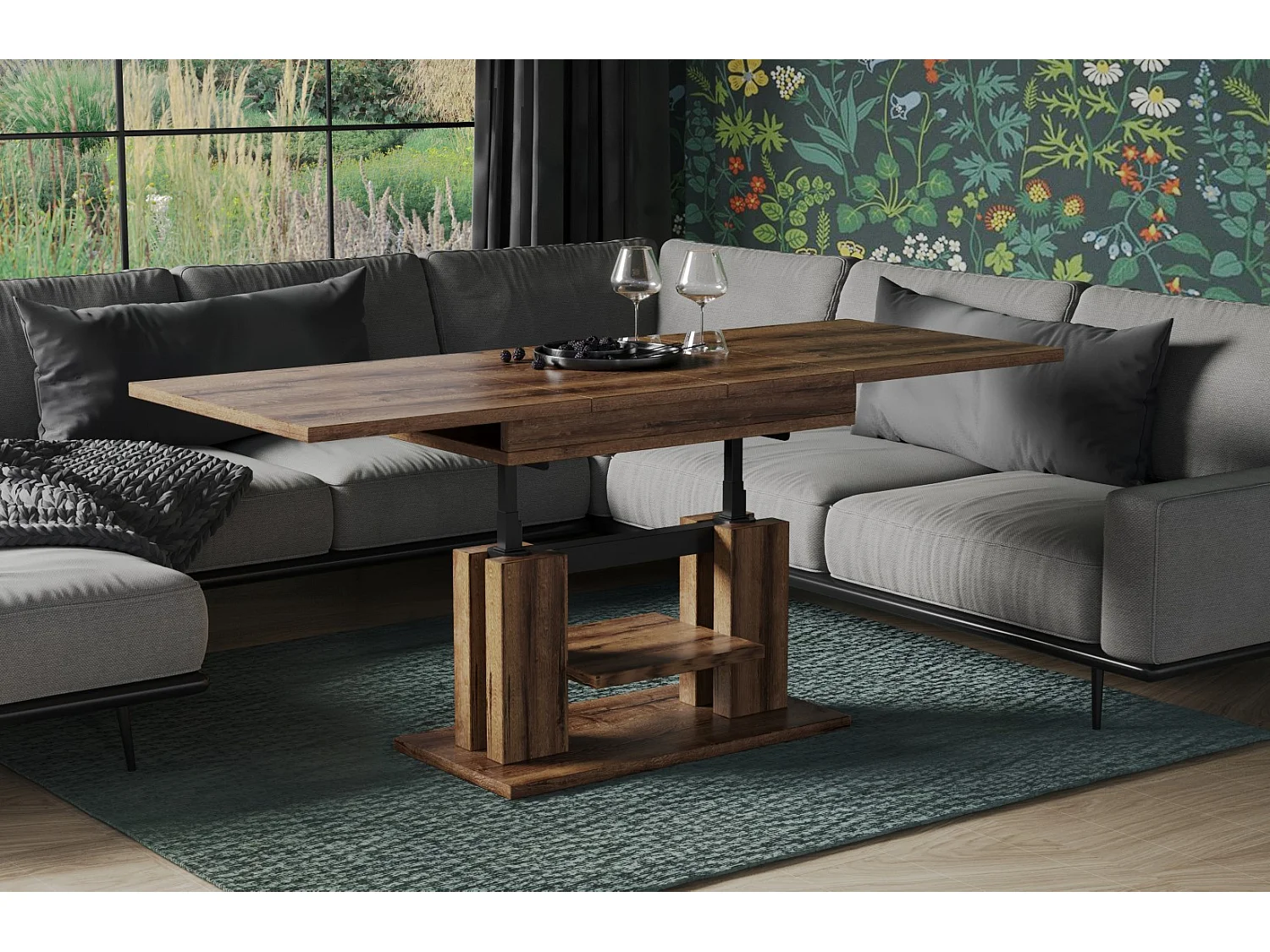 Couchtisch Iso 110-170 cm ausziehbar