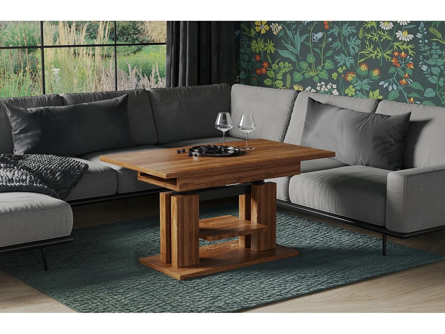 Couchtisch Iso 110-170 cm ausziehbar