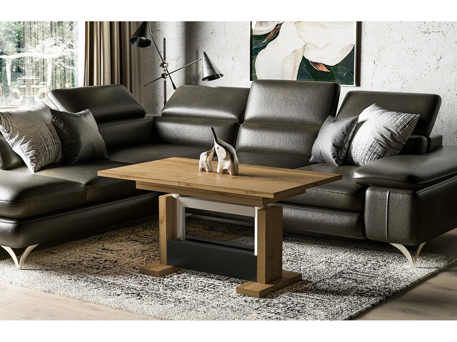 Couchtisch Kella 110-170 cm ausziehbar