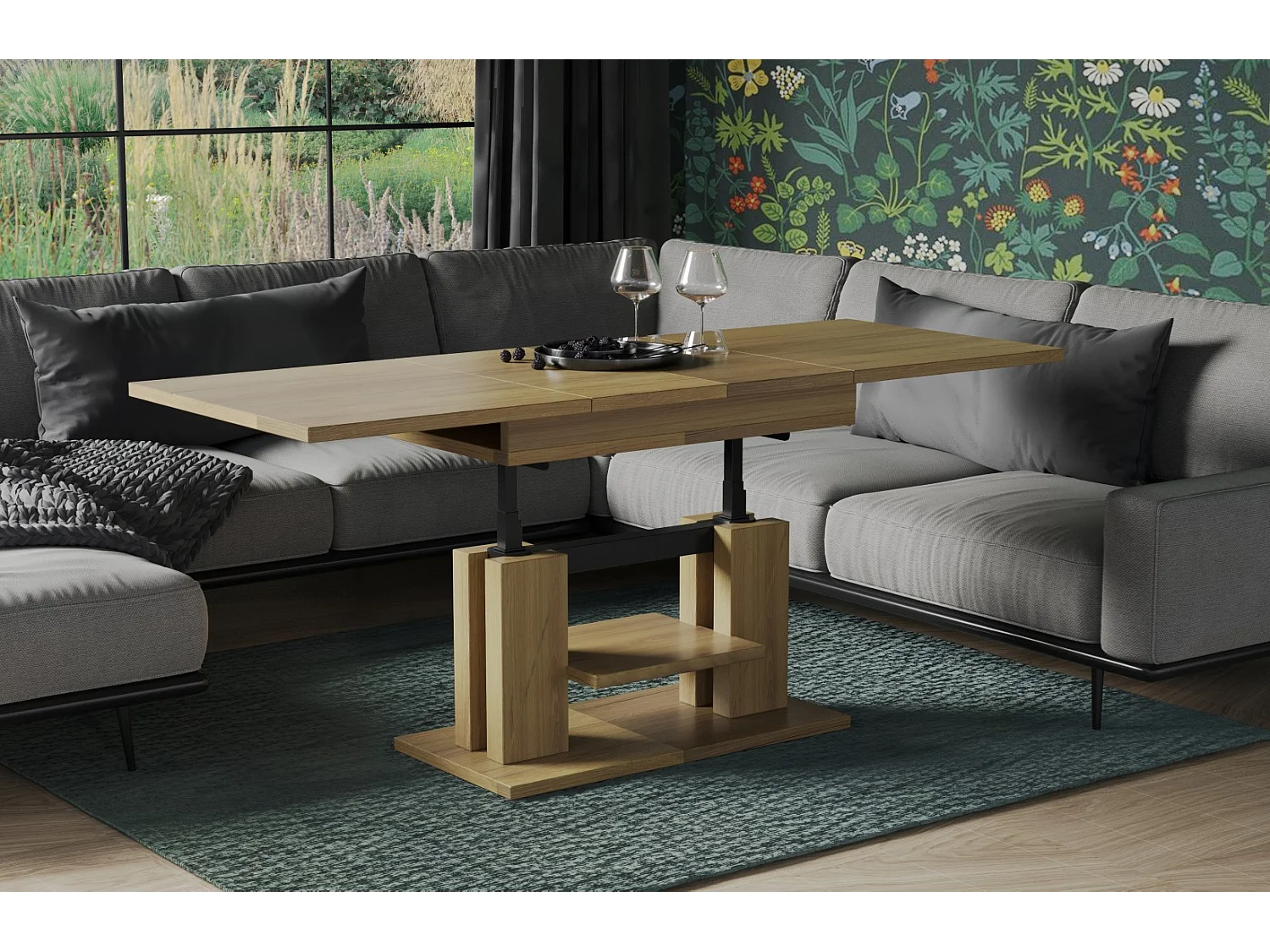 Couchtisch Iso 110-170 cm ausziehbar