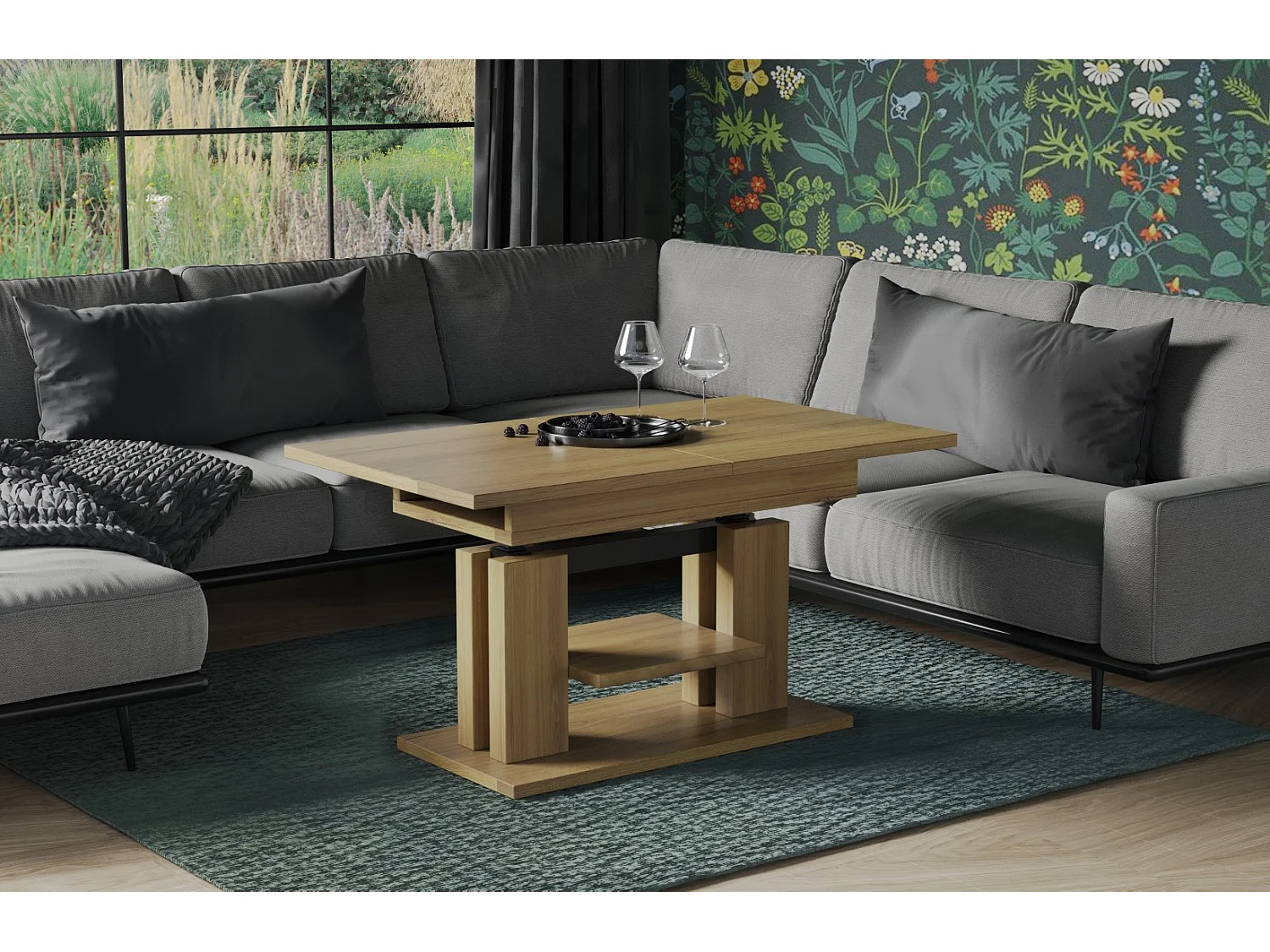 Couchtisch Iso 110-170 cm ausziehbar