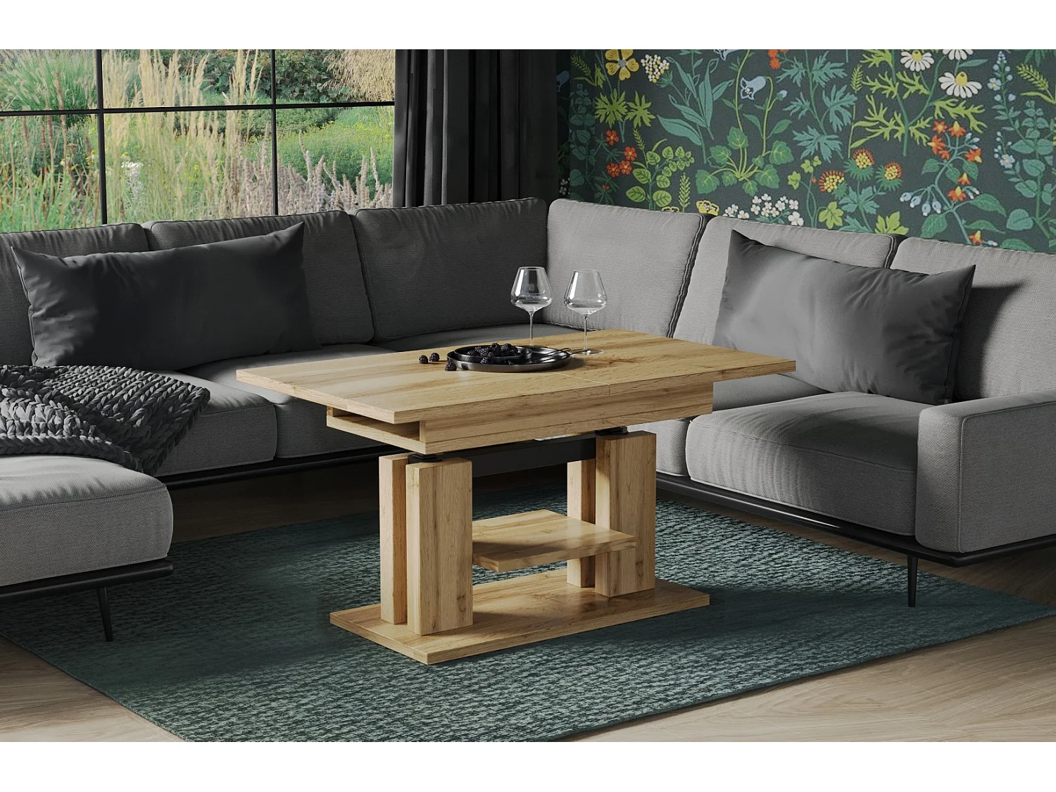 Couchtisch Iso 110-170 cm ausziehbar