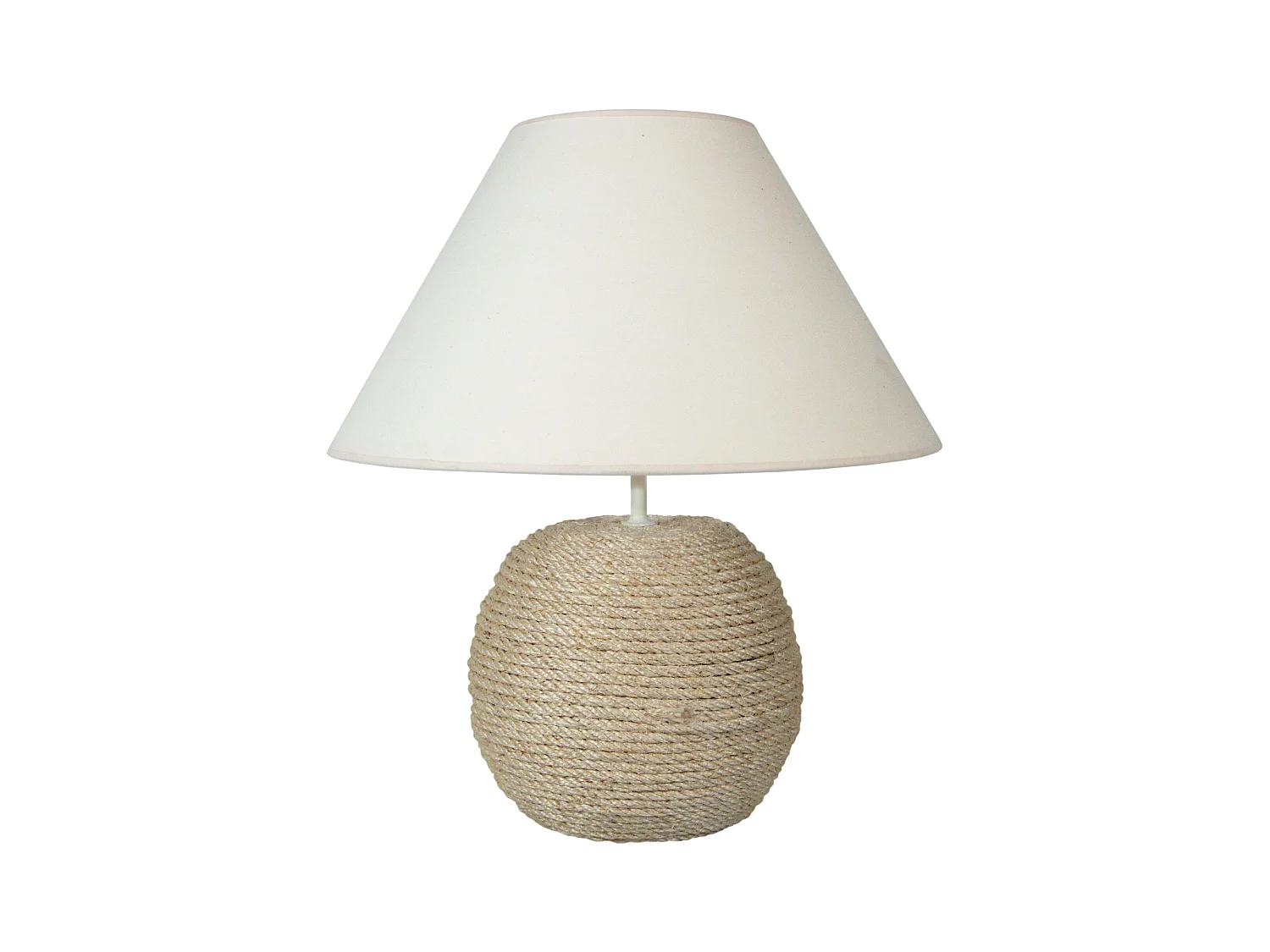 Lampe de Salon TOSEL ,sisal,naturel,H50xD45xP45cm