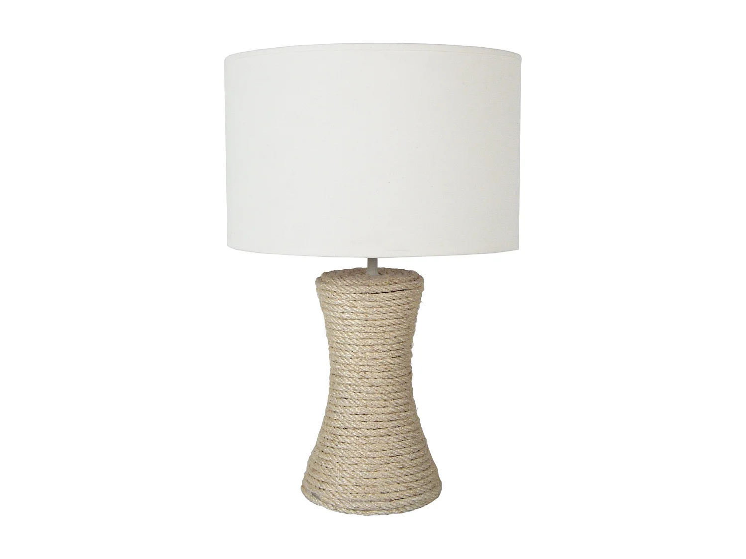 Lampe a Poser TOSEL ,sisal,naturel,H50xD30xP30cm