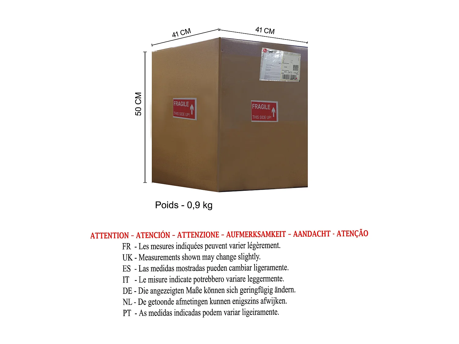 Abajur TOSEL CIVIDALE metal com fio branco D18 x  H25  cm