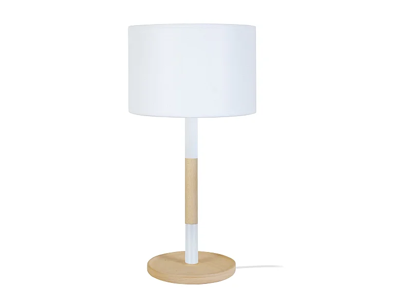 Lámpara de noche TOSEL ,madera,natural ,A45x D25xP25cm