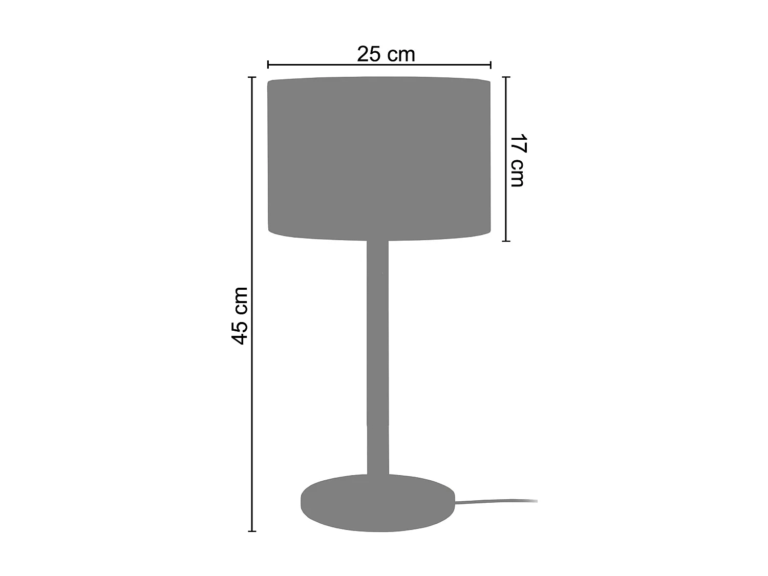Lampe d'Enfant TOSEL ,bois,naturel ,H 45xD25xP25cm