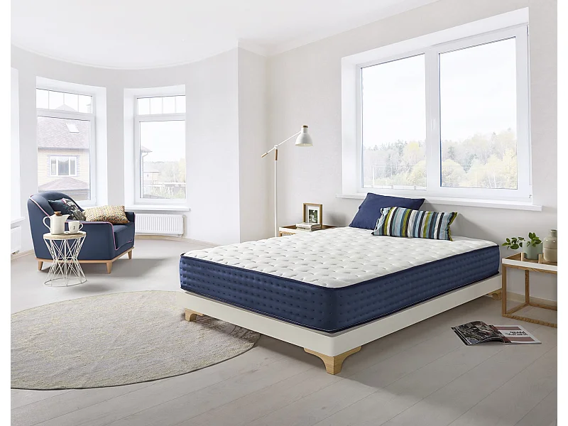 Materasso Visco Luxury Blue Sensation 90x180 Altezza 30cm ±2