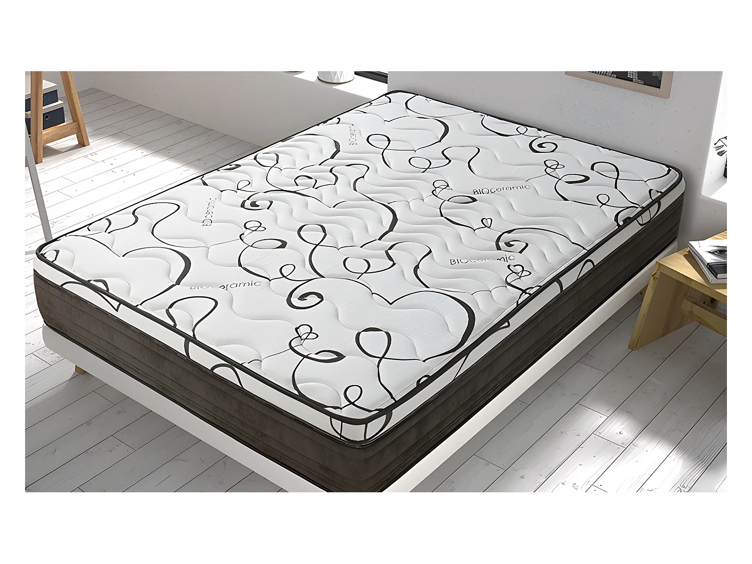 Colchón Visco Premium Bioceramic 70x190 Altura 27cm ±2