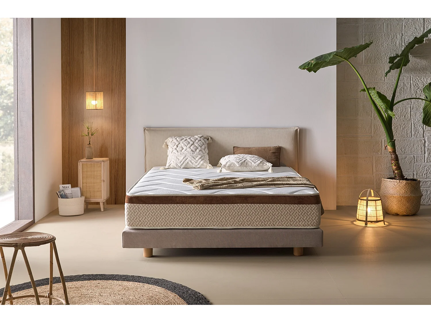 Materasso 200x200 Visco 25 cm +/-2 REAL BIO COMFORT.