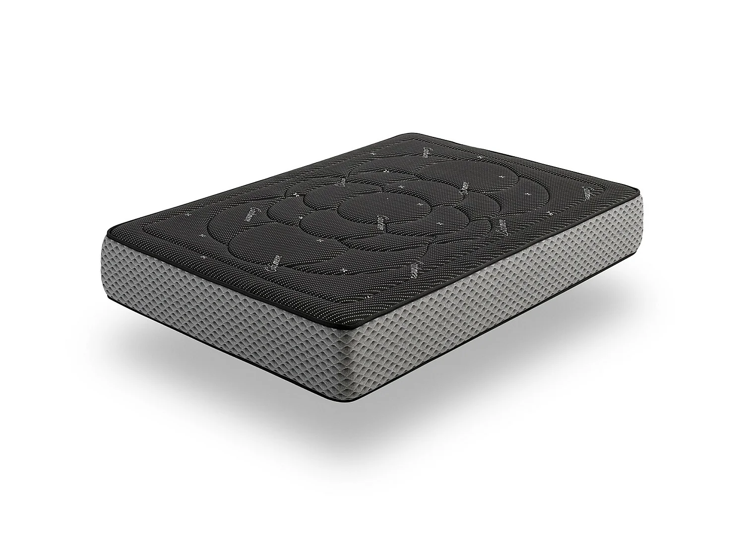 Matelas Viscoélastique 135x180 Cachemire Confort Nuit Hauteur 30cm Fermeté Moyenne-Haute.