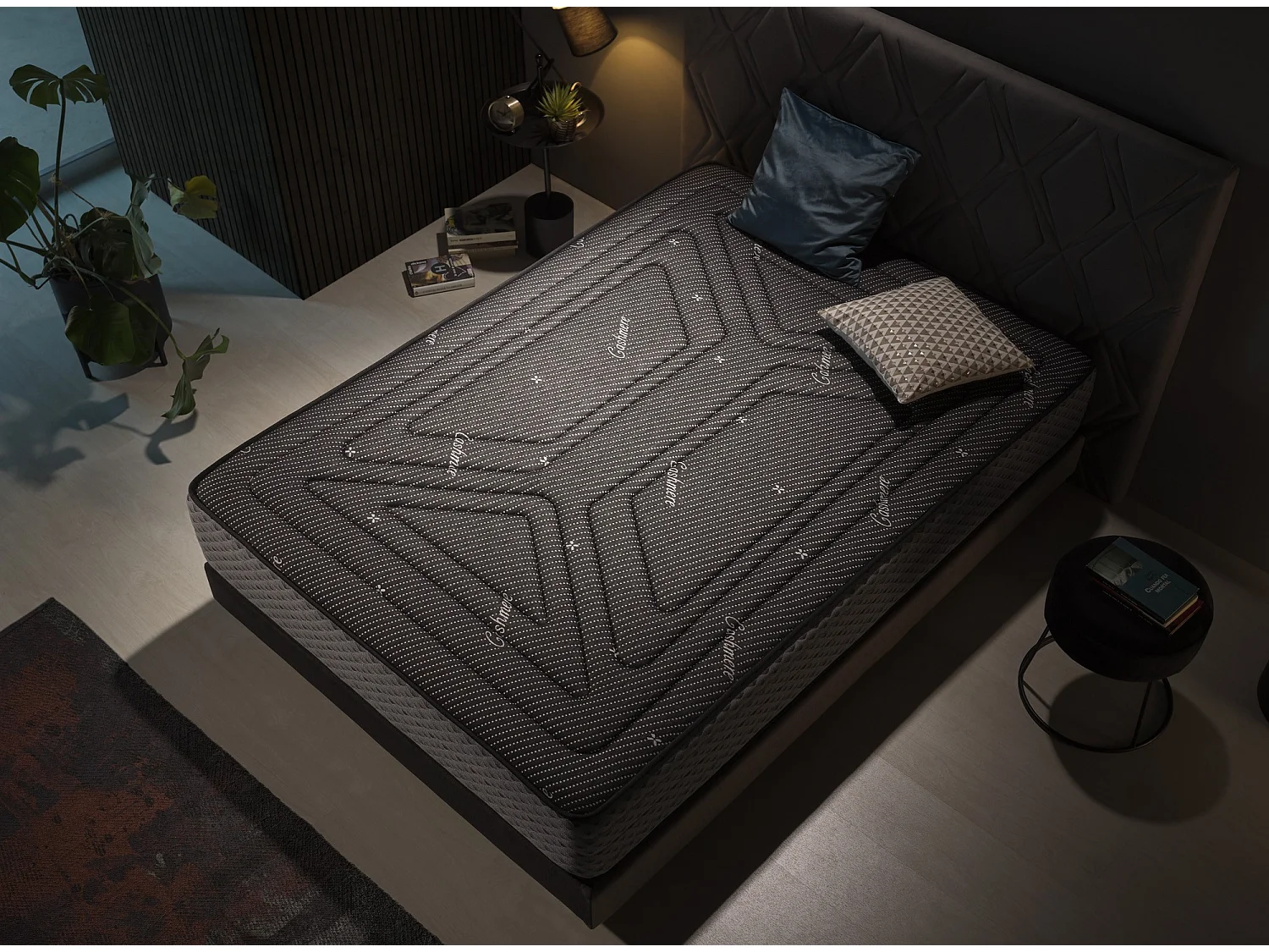 Materasso a Molle Insacchettate in Cashmere 120x180 Comfort Notturno Altezza 28 cm +/-2.