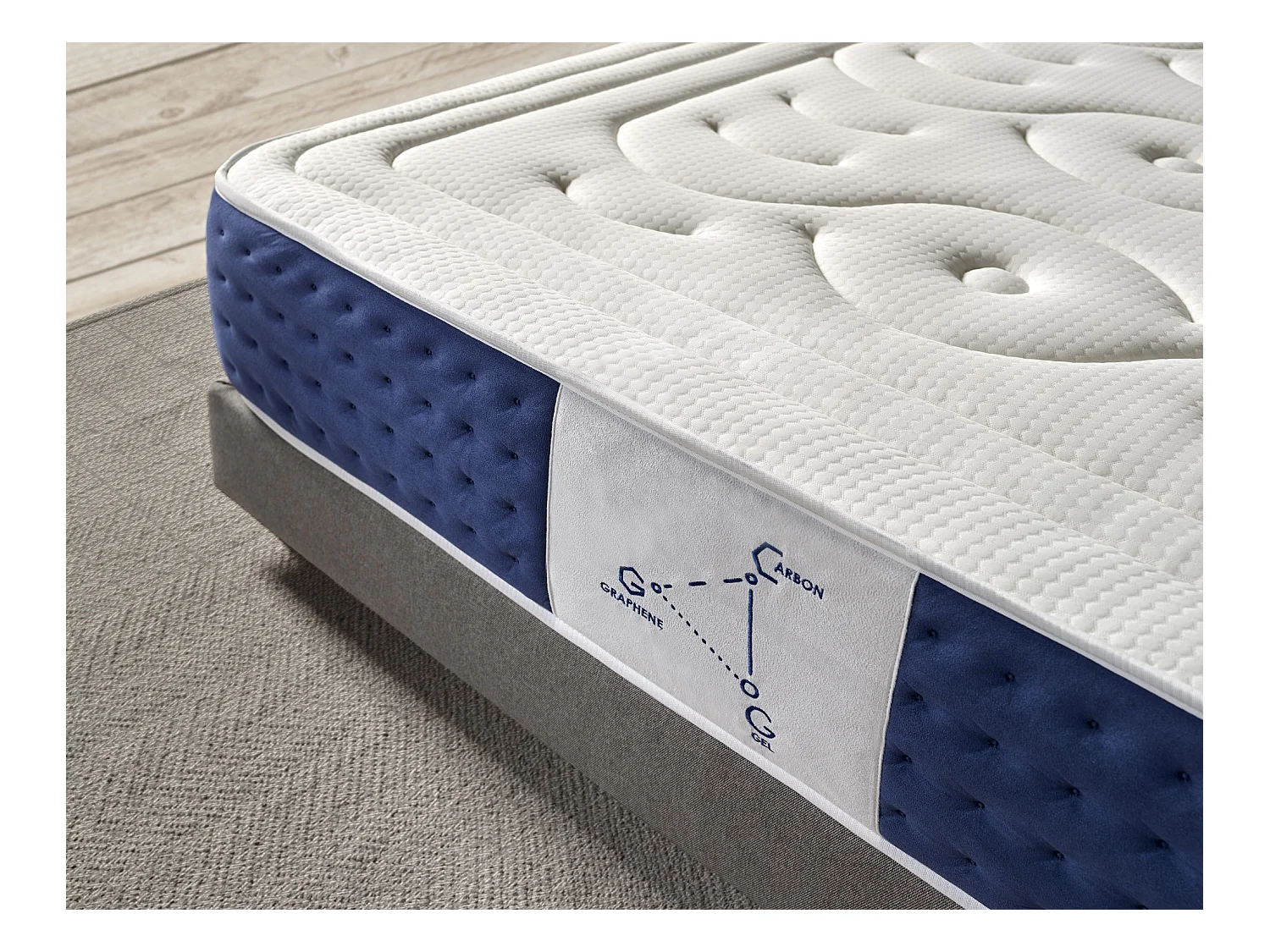 Visco-Matratze 200 x 200 cm, Memory Sistem Plus, Höhe 30 cm +/-2