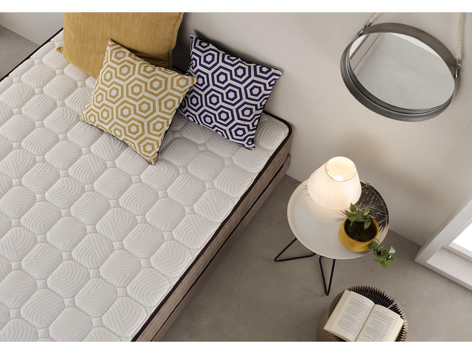 Colchón Viscoelástico Grafeno Exclusivo 105x200 Altura 29cm ±2