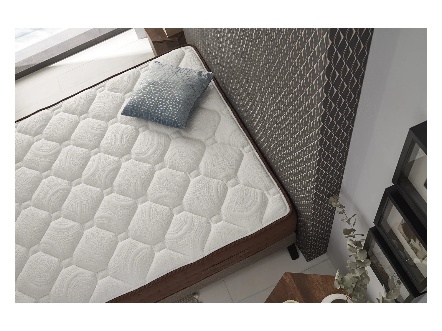 Visco Imperial Comfort Matratze 70x190 Höhe 30cm +/-2 Visco + Supersoft 5cm