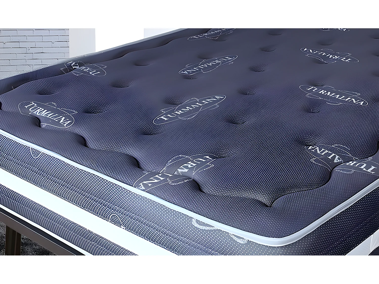 Matelas Viscoélastique Gris Turmalina 150X200 Hauteur 25cm +/-2.