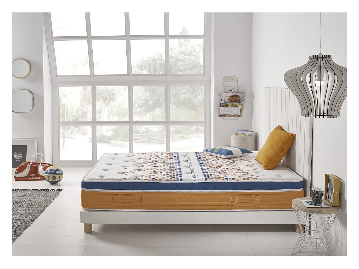 Viskoelastische Matratze Luxus Sport Tech 140x200 Höhe 20cm +/-2 Visco von 3cm