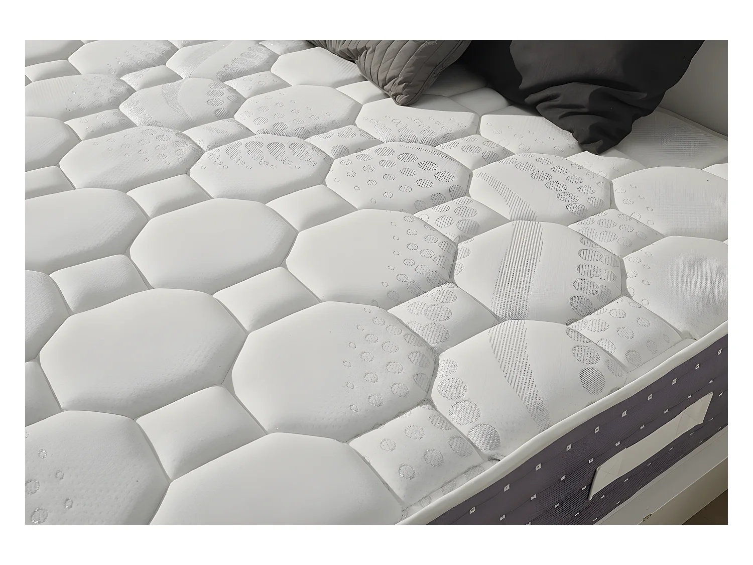 Colchón Muelles con Visco 200 x 200 Memory Nature Altura 30cm +/-2 con Visco Gel + Supersoft.