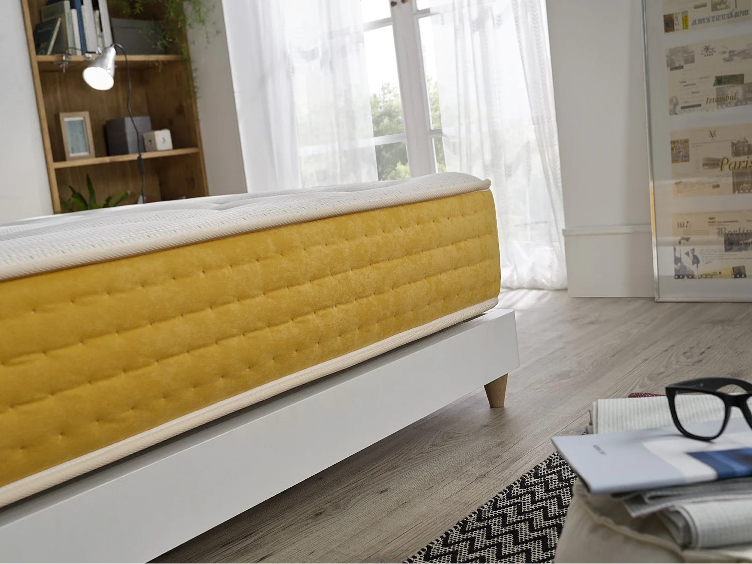Visco-Matratze 140 x 200 Luxus Elite Gold H30 mittlere Festigkeit – hoch