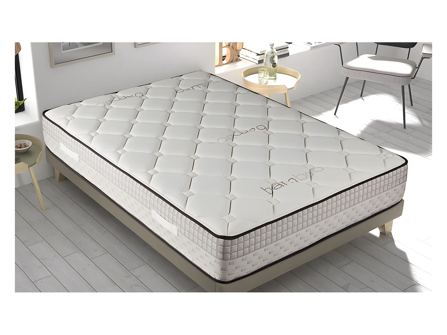 Colchón Visco Bamboo 70x190 Altura 24 cm +/-2