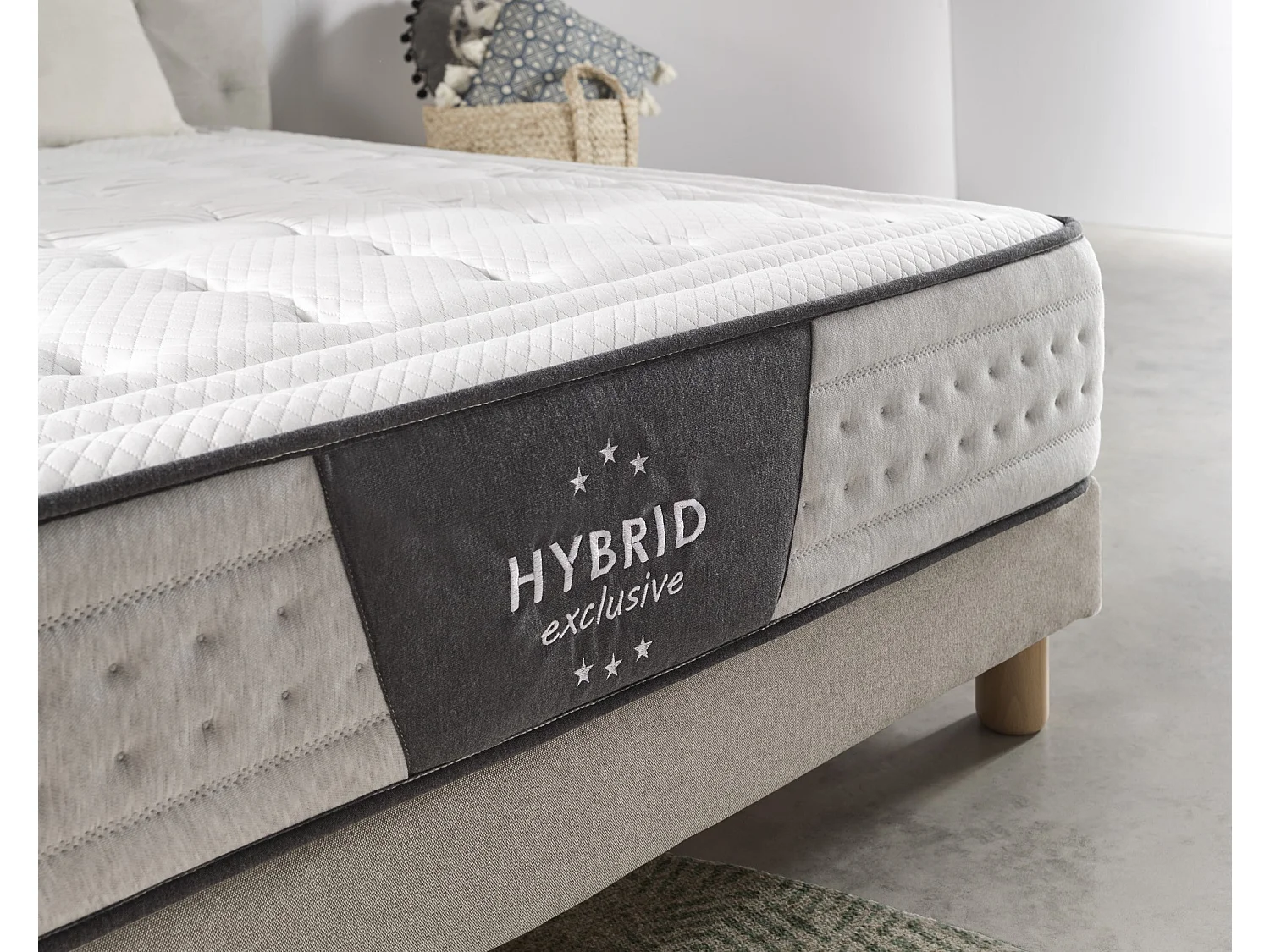 Taschenfederkernmatratze 180x200 Hybrid Exclusive mittlerer bis hoher Härtegrad