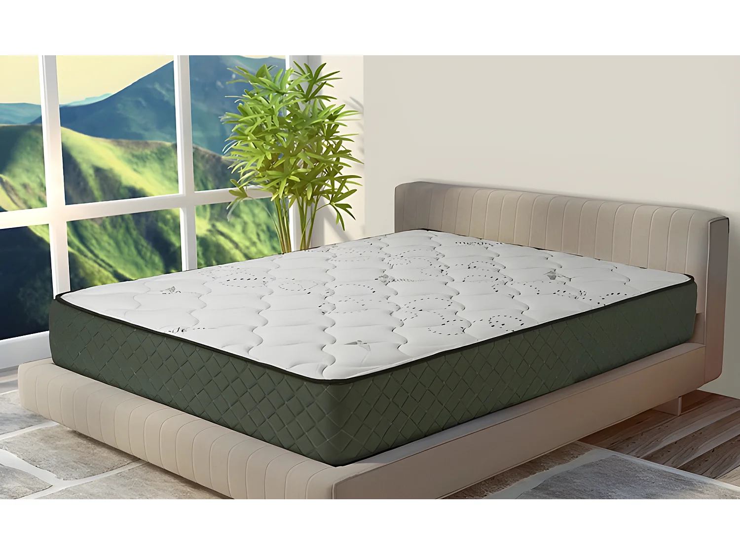 Materasso Memory Foam California Spice Antibatterico 120 x 200 Altezza 18 cm +/-2