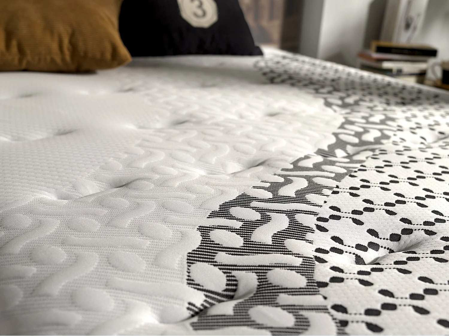 Matelas Brooklyn Paradise Viscoélastique 180X200 Hauteur 24cm ±2 Anti-acariens Respirant.