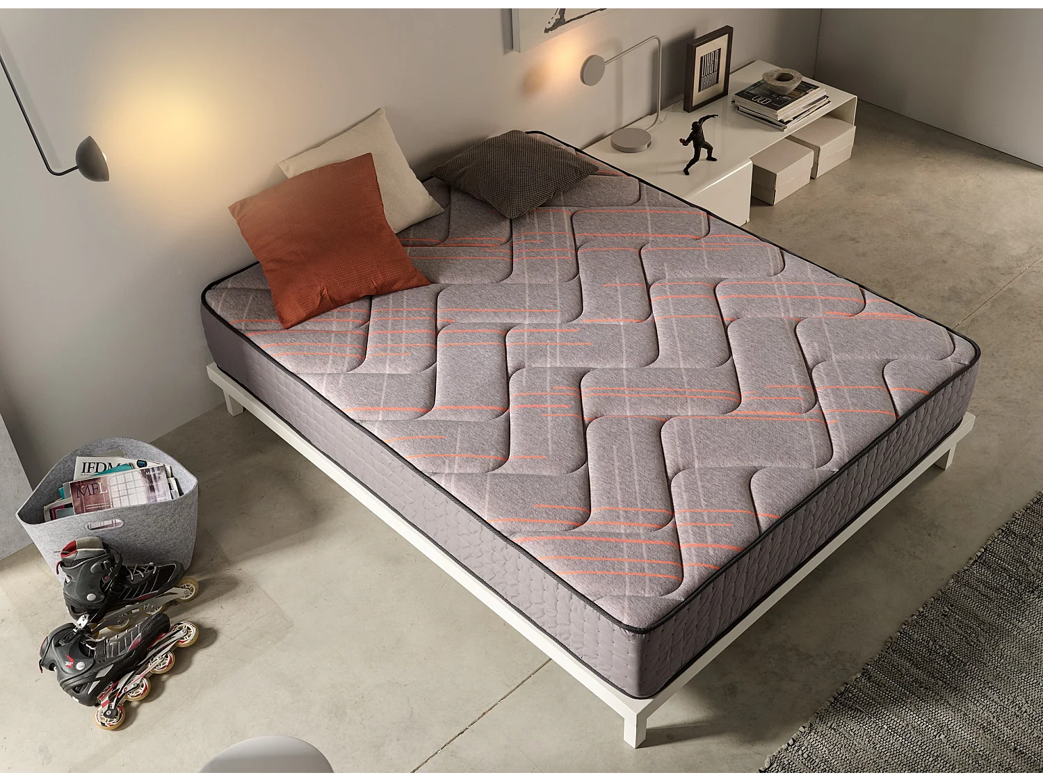 Materasso 140x200 Visco 28 cm +/-2 GRAPHENE PALACE.