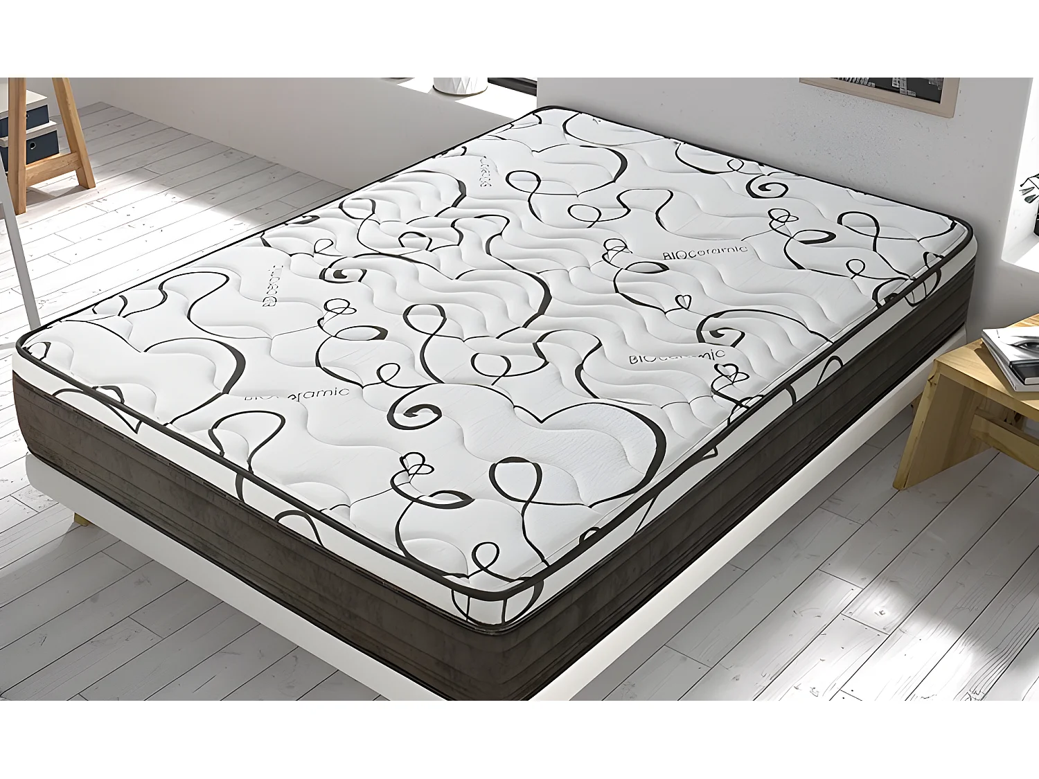 Visco Premium Biokeramik-Matratze 200 x 200 Höhe 27 cm ±2