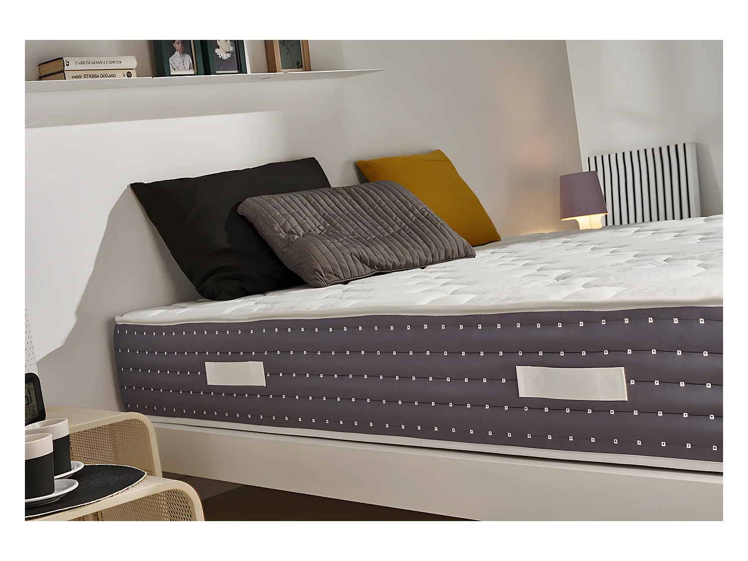 Materasso Visco Spring 105 x 200 Memory Nature Altezza 30cm +/-2 con Visco Gel + Supersoft.