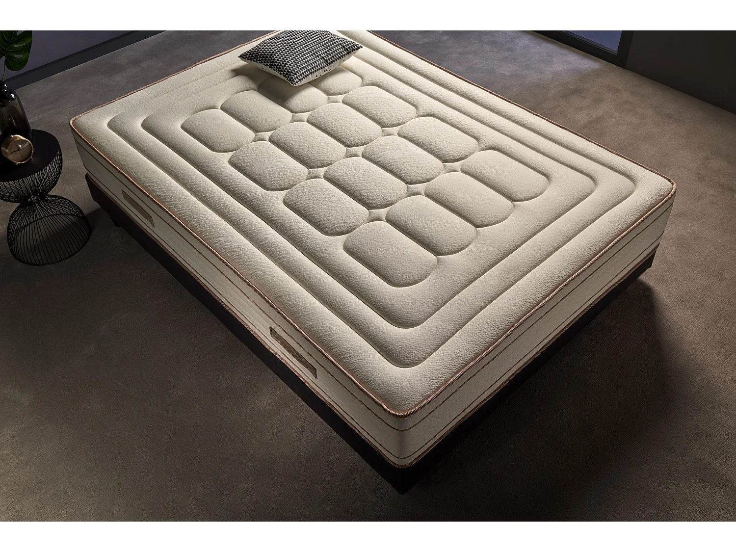 Matelas Hybride Bambou Nuit à Ressorts Ensachés 180X200 Hauteur 30 cm +/-2.