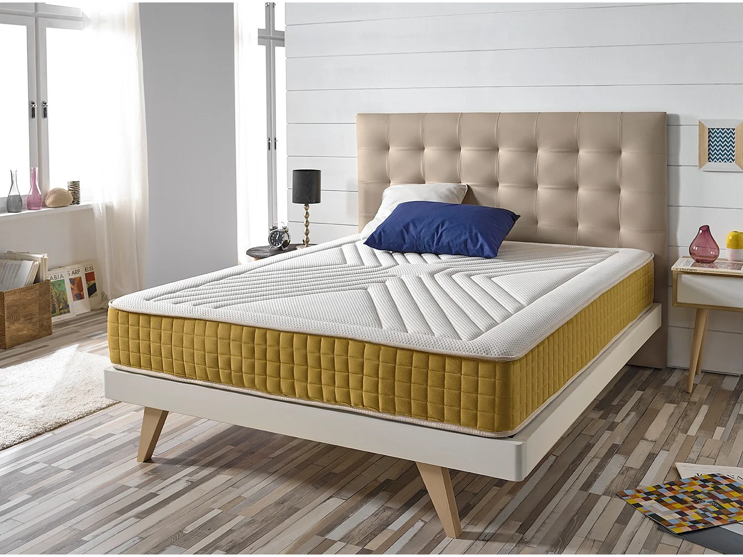 Matelas Viscoélastique Luxe Or 150x200 Hauteur 21cm ±2