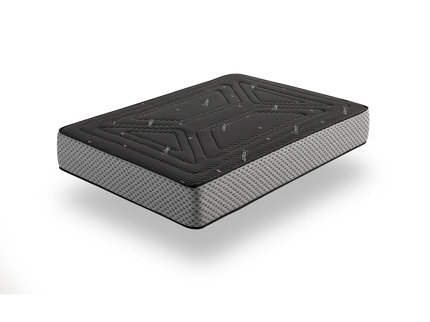 Matelas à ressorts ensachés cachemire 105x200 Nuit Confort Hauteur 28 cm +/-2.