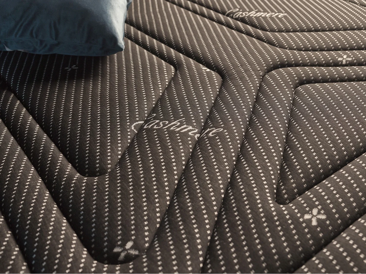 Matelas à ressorts ensachés cachemire 105x200 Nuit Confort Hauteur 28 cm +/-2.